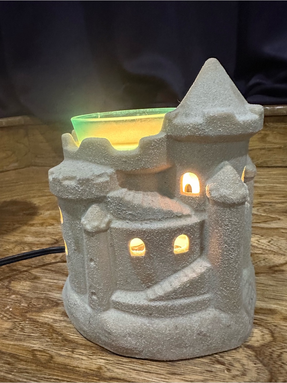 Scentsy sand castle warmer.
